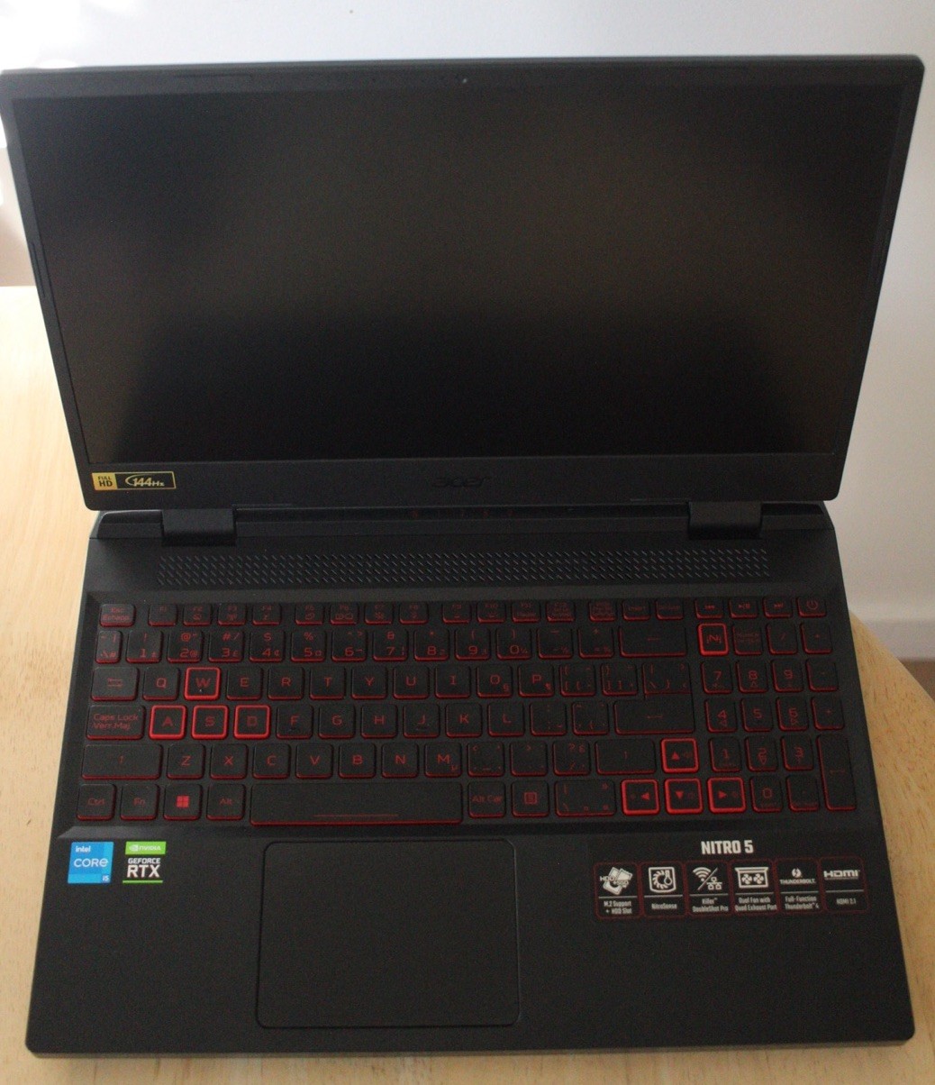 Acer Nitro 5 AN515-58 15.6″ (512GB SSD, Intel Core i5 12th Gen., 4.50 GHz, 16GB,