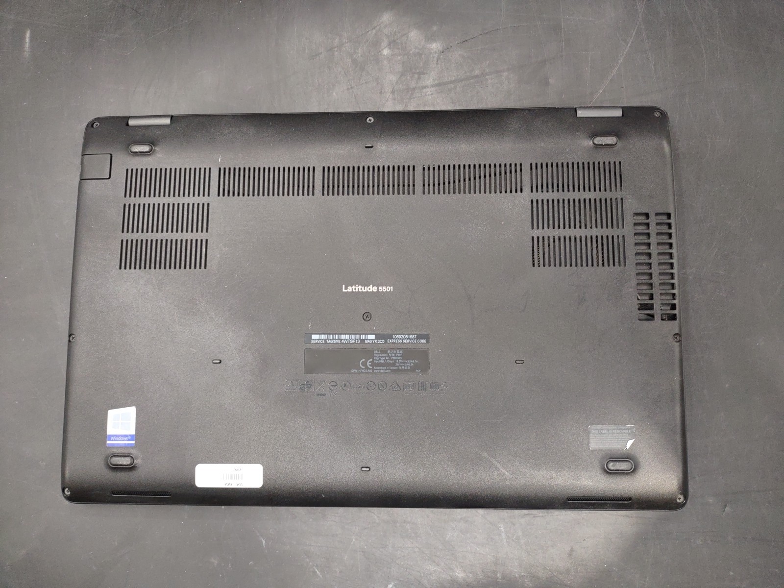 Dell Latitude 5501 i7 9850H @ 2.60GHz 16GB RAM NO SSD NO OS