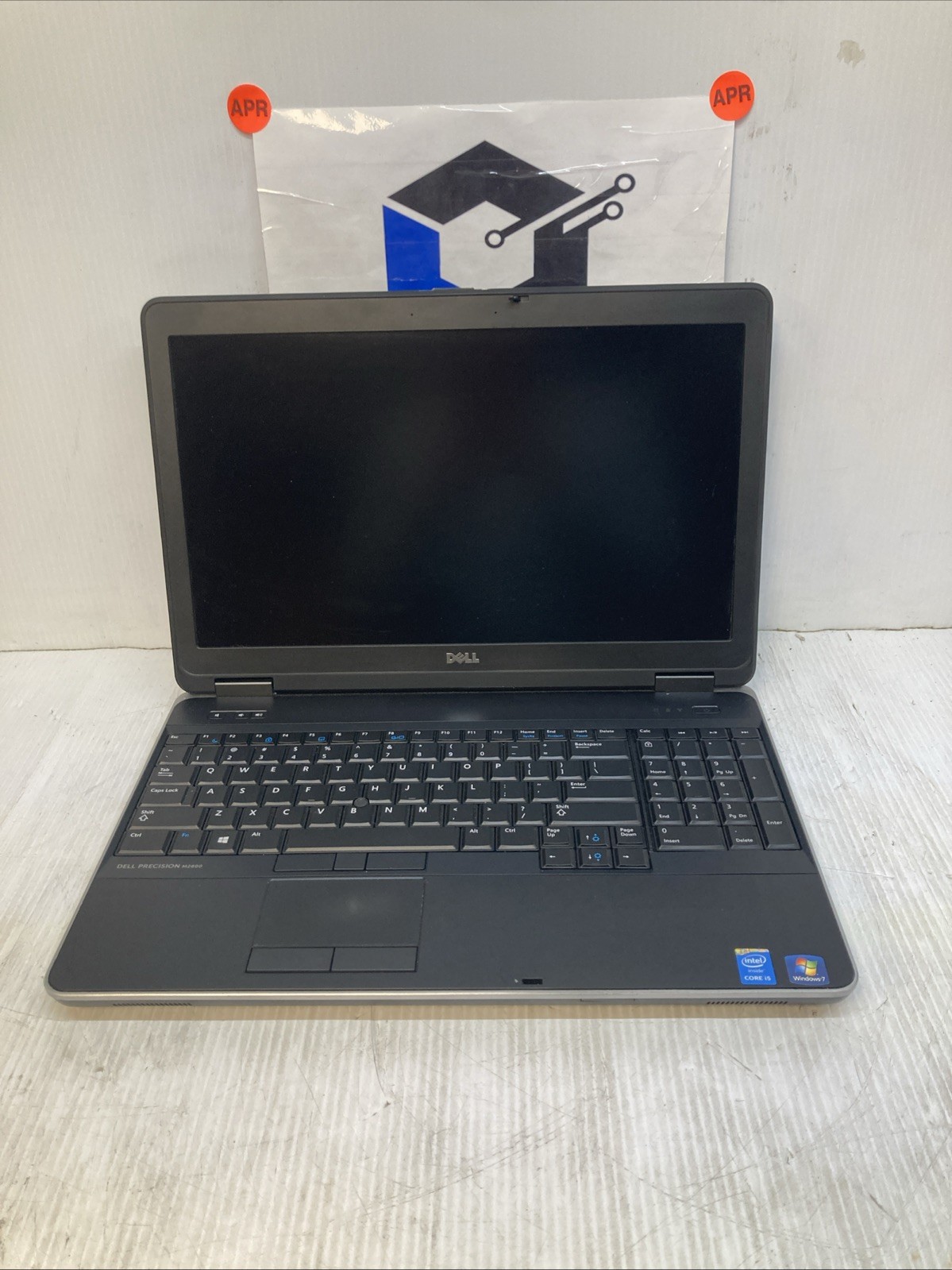 DELL PRECISION M2800 INTEL CORE I5-4210M 2.60GHZ no RAM NO HD Boot to BIOS