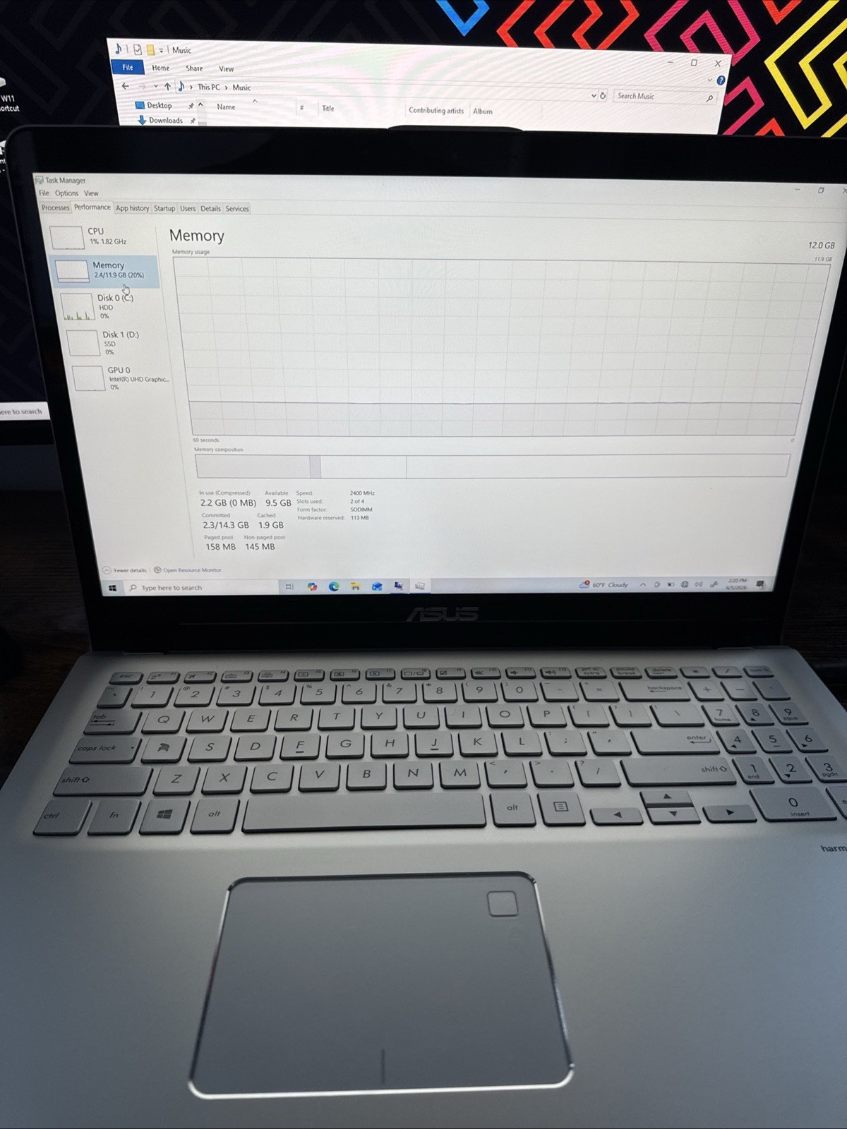 ASUS Q505UA 15 inch ( Cpu i5 8th Gen., 1.80GHz, 12GB Ram ) Convertible 2-in-1