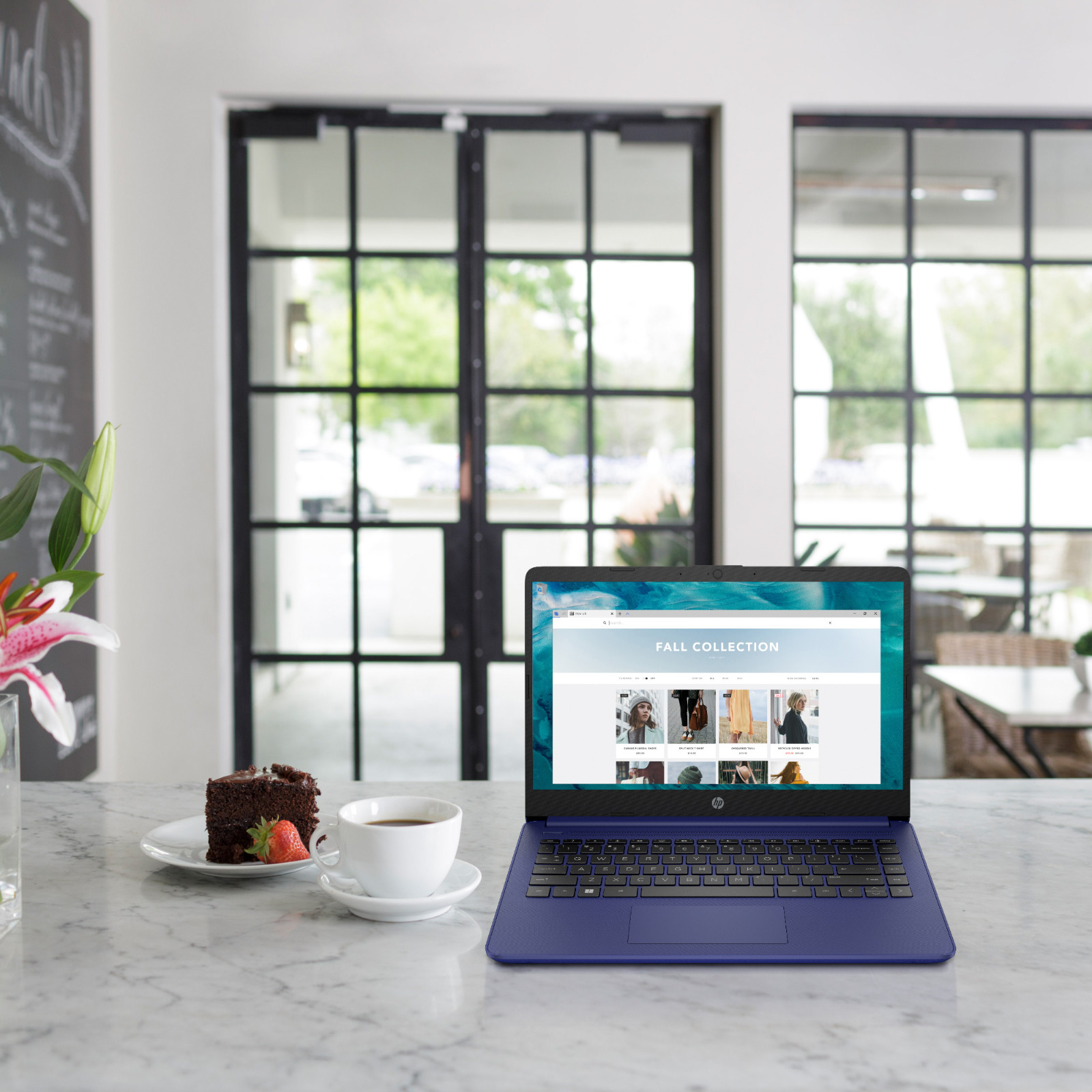 HP Laptop Computer 14″, 8-Core Ryzen 7, 12GB RAM 256GB SSD, Win 11 Pro MS Office
