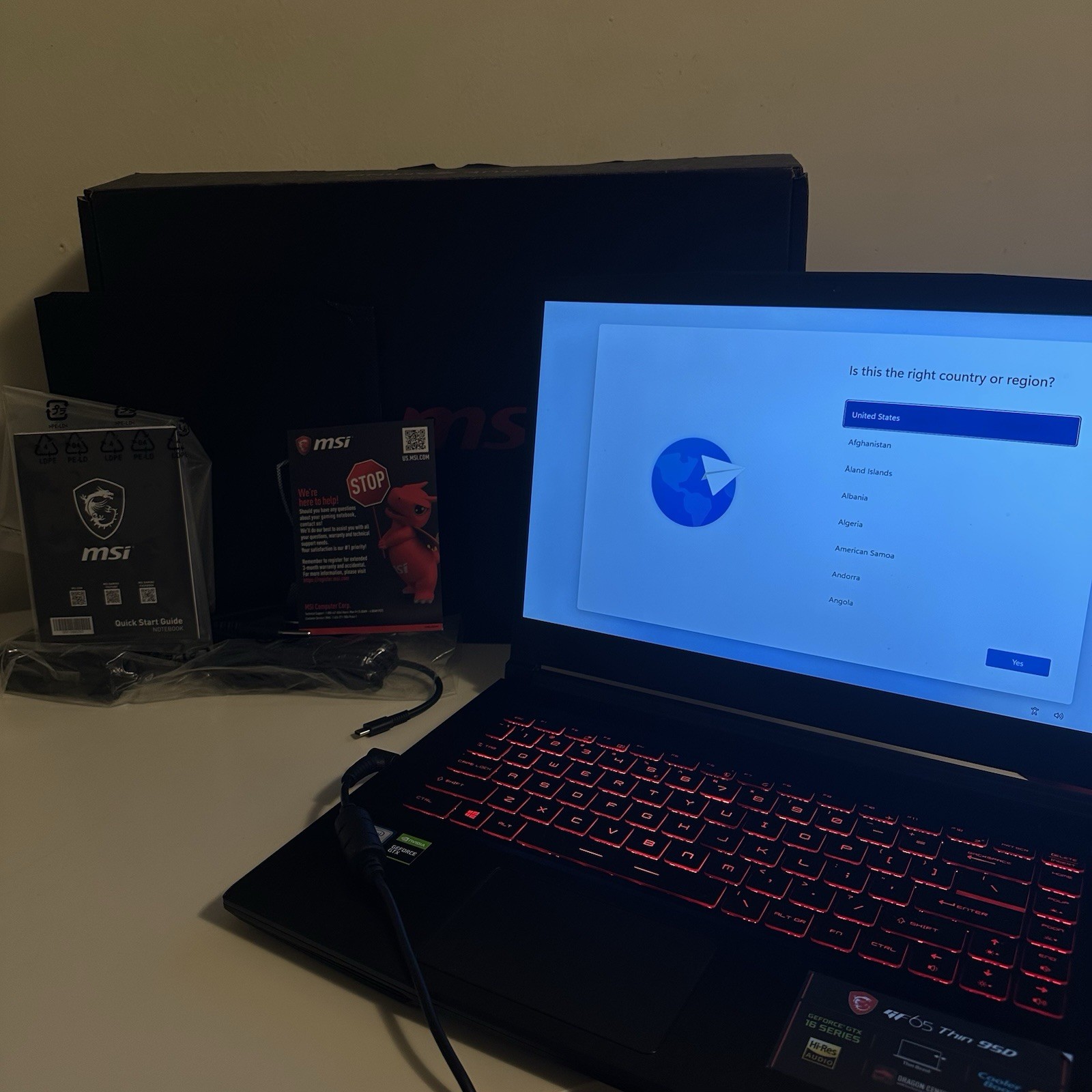 UPGRADED MSI GF65 Thin 9SD-837 Gaming Laptop i7-9750H 32GB 512GB SSD GTX 1660Ti