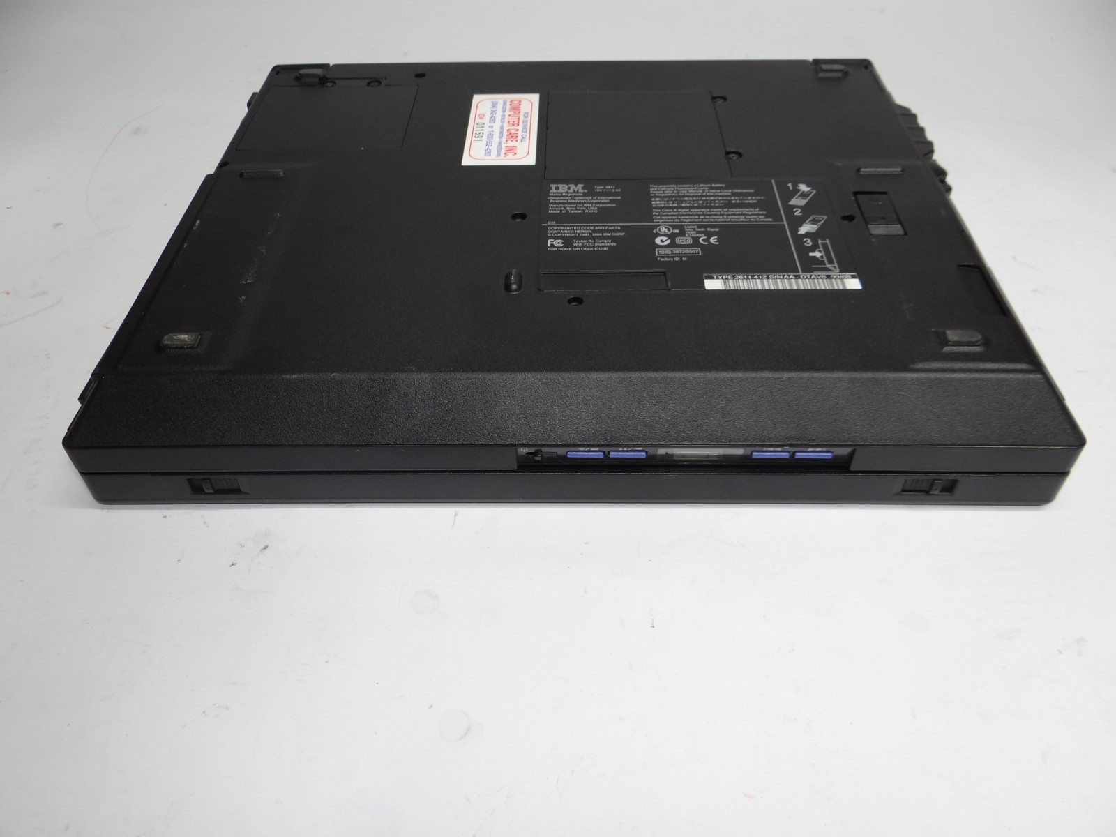 Rare IBM 2611-412 Laptop Floppy Serial Port Boots to BIOS No HDD Pentium Win 98
