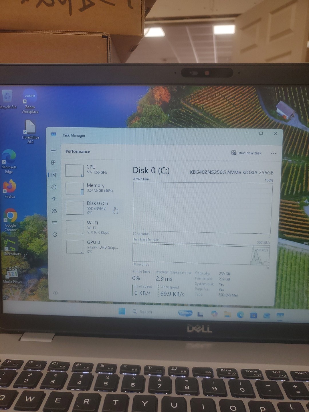 Dell Precision 3550 Laptop – i5-10310U 8GB 256GB SSD 15.6″ 051526-5