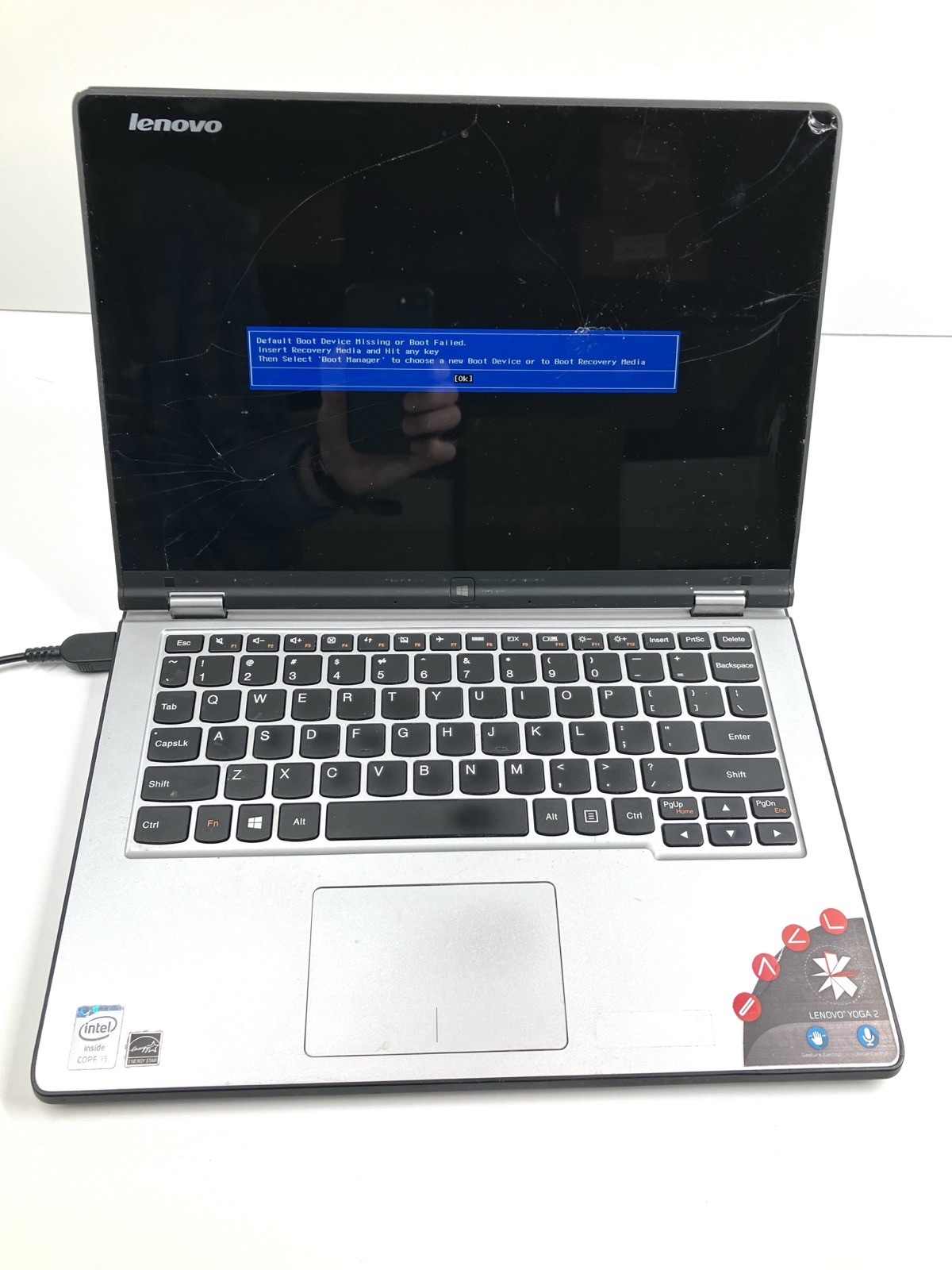 Lenovo Yoga 2 11 FOR PARTS/REPAIR Core i3 1.5 GHz 4GB RAM 500GB HDD