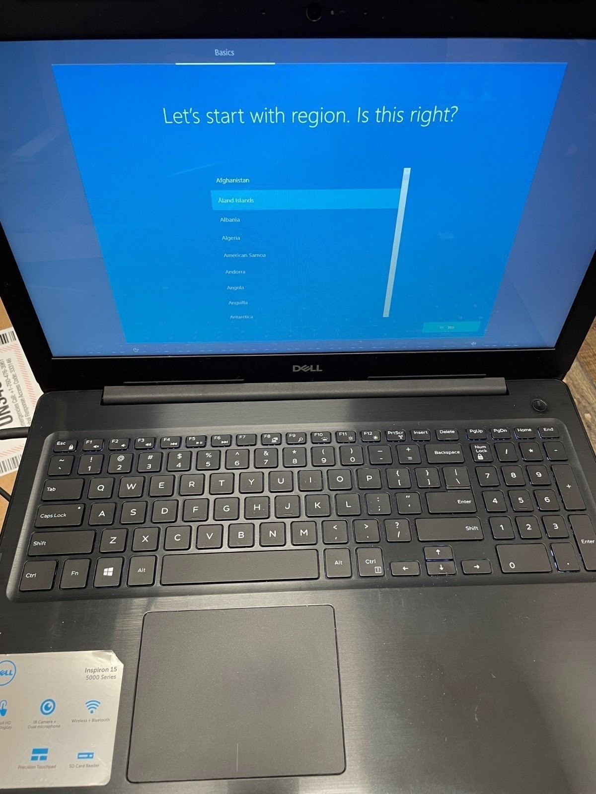 Dell Inspiron 5570-Intel i3-8130U, 12GB DDR4 Ram, 1TB HDD, Touch Screen, Win10