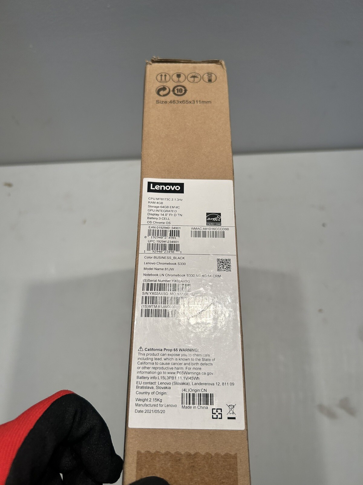 Lenovo Chromebook S330 Laptop 14-Inch FHD Display, MediaTek , 4GB RAM, 64GB