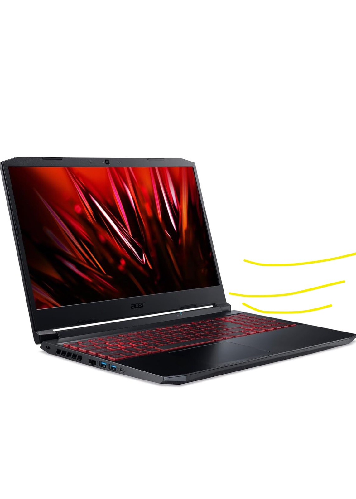 Acer Nitro 5 AN515-57-5700 15.6” (512GB SSD Intel Core i5-11400H 2.7GHz 16GB…