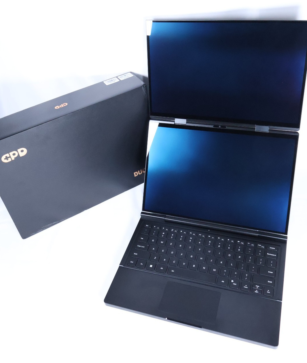 GPD Duo 64GB 2TB Dual 13.3″ AMOLED Laptop Ryzen AI 9 HX 370 Radeon 890M CIB