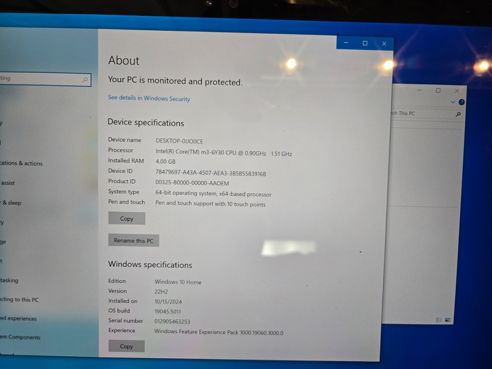 surface pro 4 1724