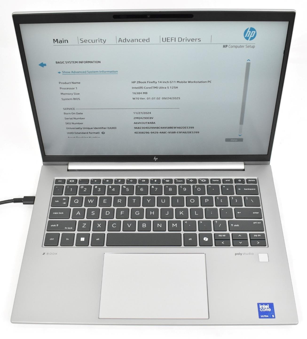 HP Z Book Firefly 14 G11 Touch Laptop i5 Ultra 5 125H 16GB 256GB SSD 14″ No OS