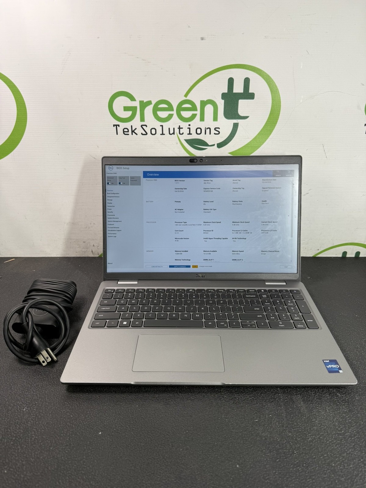Dell Precision 3580 15.6″ i7-1370P 16GB 512GB SSD NVIDIA RTX A500 Win 11 Pro