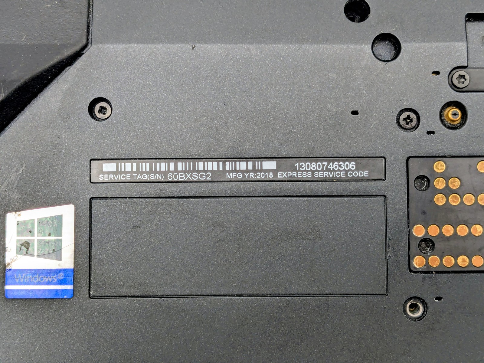 Dell Latitude 5414 Rugged 14″ FHD Touch I3-6100U Motherboard Palmrest *READ*