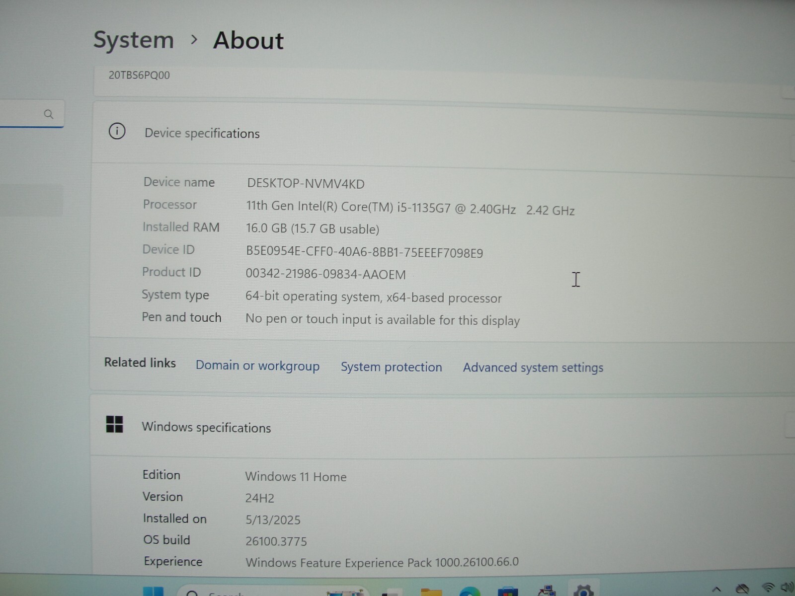 Lenovo ThinkPad E14 Gen2 14”FHD Intel Core i5-1135G7 2.4GHz 16GB 512GB SSD