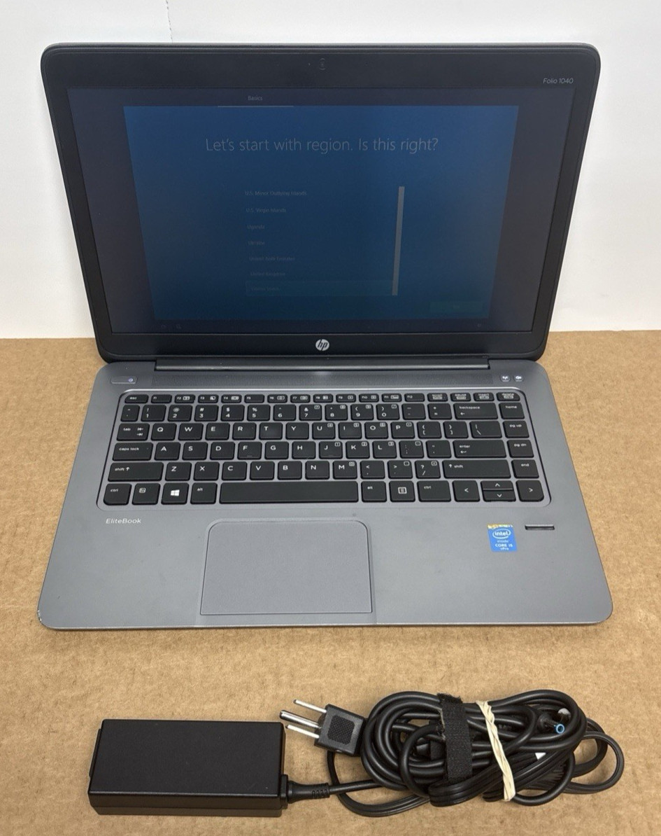 Hp Laptop EliteBook Folio 1040 8GB Ram 256GB SSD Intel HD Graphics