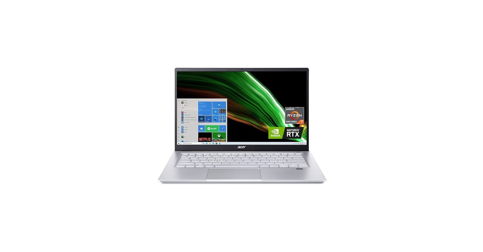 Acer Swift X SFX14-41G – AMD Ryzen 7 5800U / 1.9 GHz – Win 11 Home – GF RTX 3050