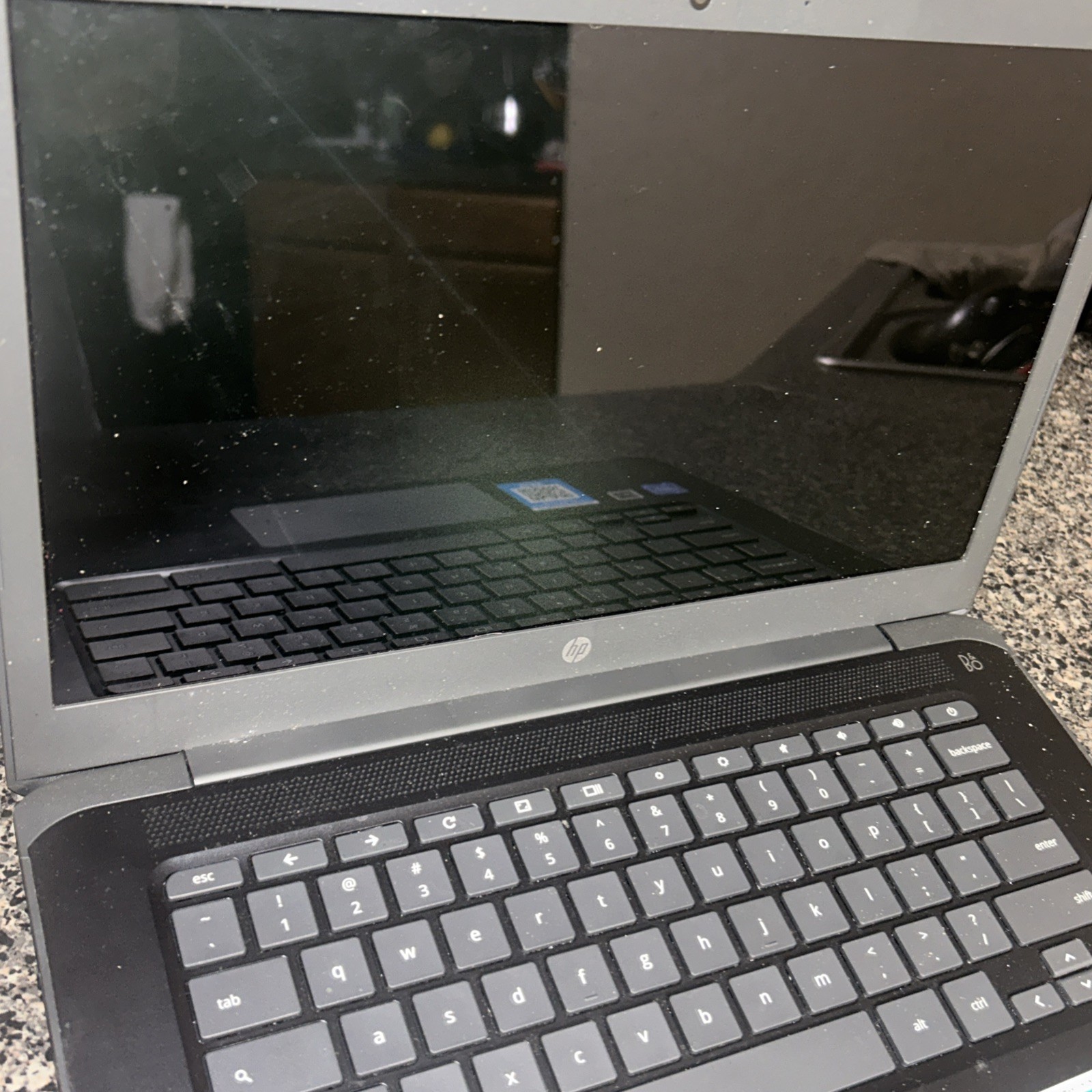 HP Chromebook 14-CA061DX 14″ Touchscreen Intel Celeron Laptop Gray | For Parts