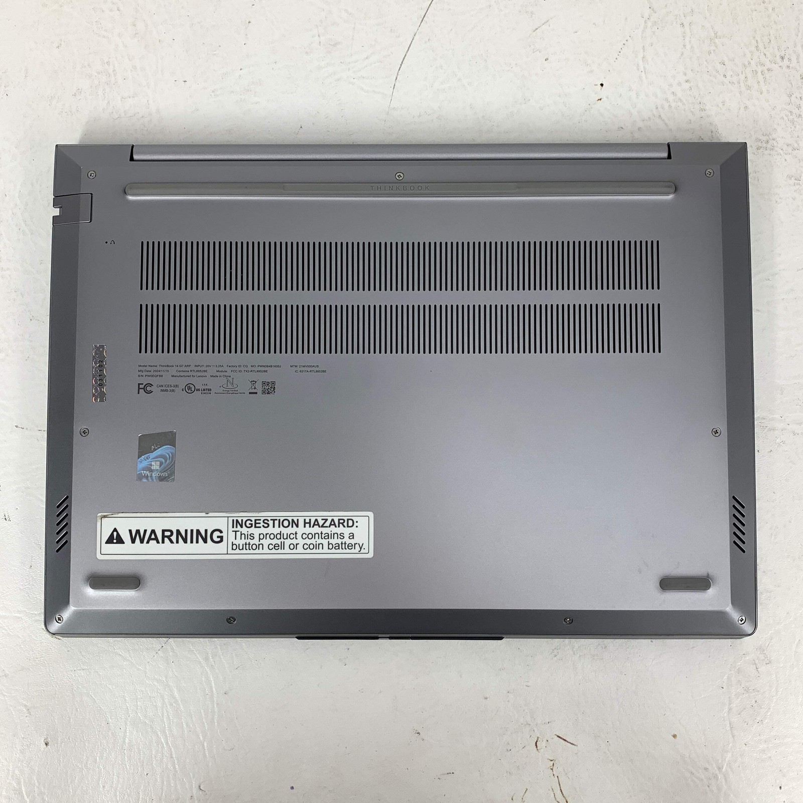 Lenovo Thinkbook 14 G7 ARP IS34J2QH 14″ Ryzen 7 7735HS 3.2GHz 16GB RAM 512GB SS