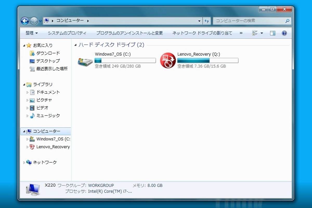 Lenovo ThinkPad X220 4290-KF4/Core i7-2640M(2.80GHz)/RAM8GB/HDD320GB/12.5TFT