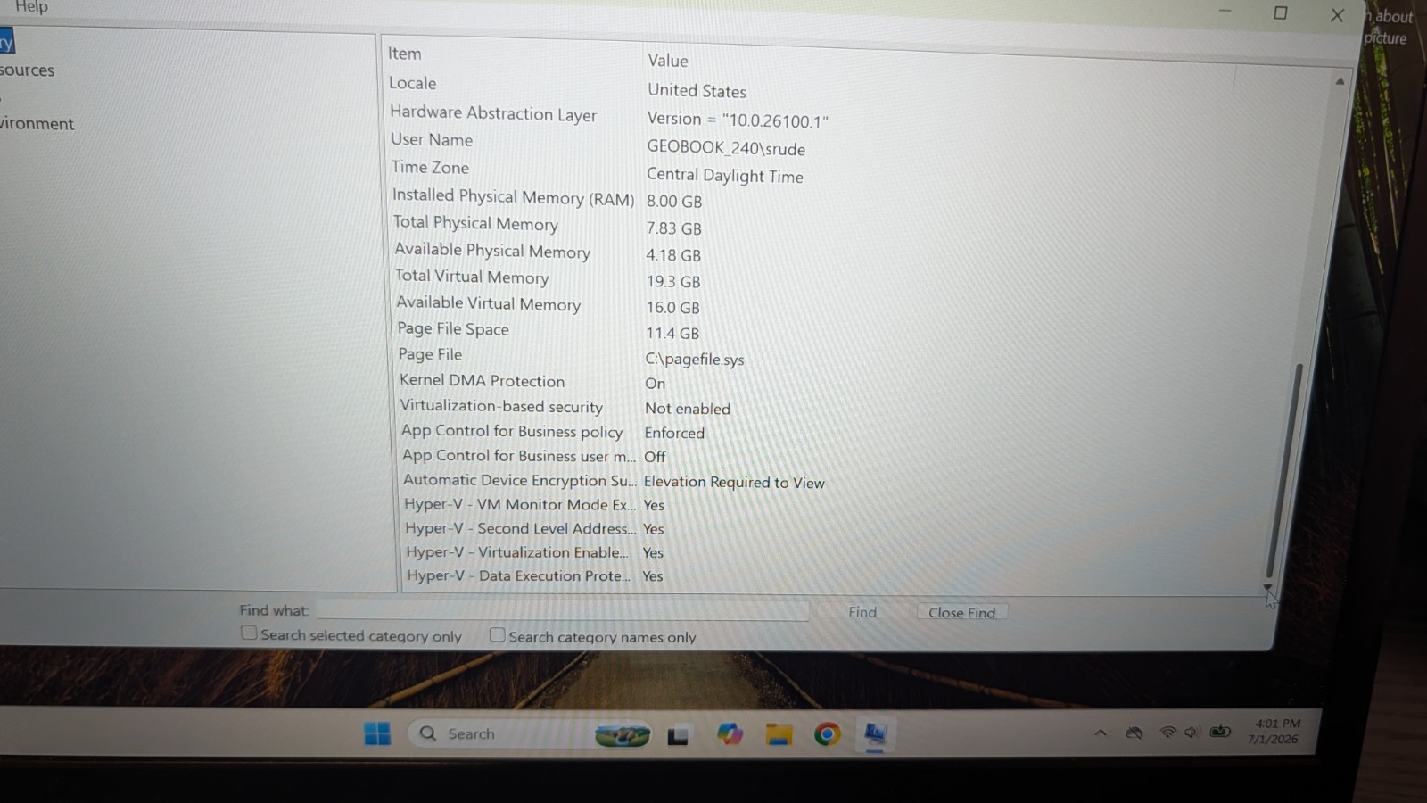 GeoBook 240 Laptop – Windows 11 Home, 8 GB RAM, 128GB SSD Hard Drive