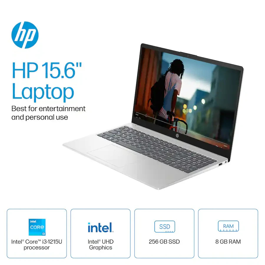 HP – 15.6″ Touch-Screen Laptop – Intel Core i3 1215U – 8 GB – Free Shipping