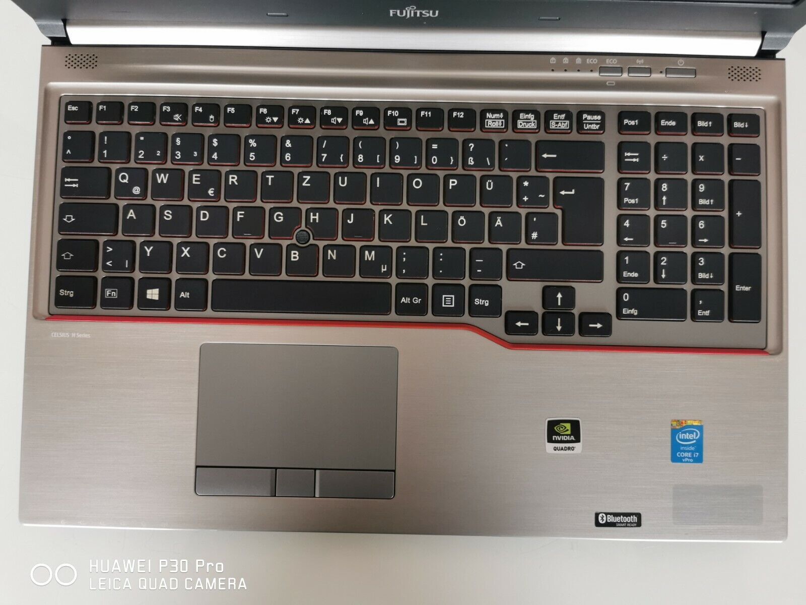 Fujitsu Celsius H730 I7 4800HQ 16GB RAM 256GB SSD Nvidia FullHD Win 10 Qwertz