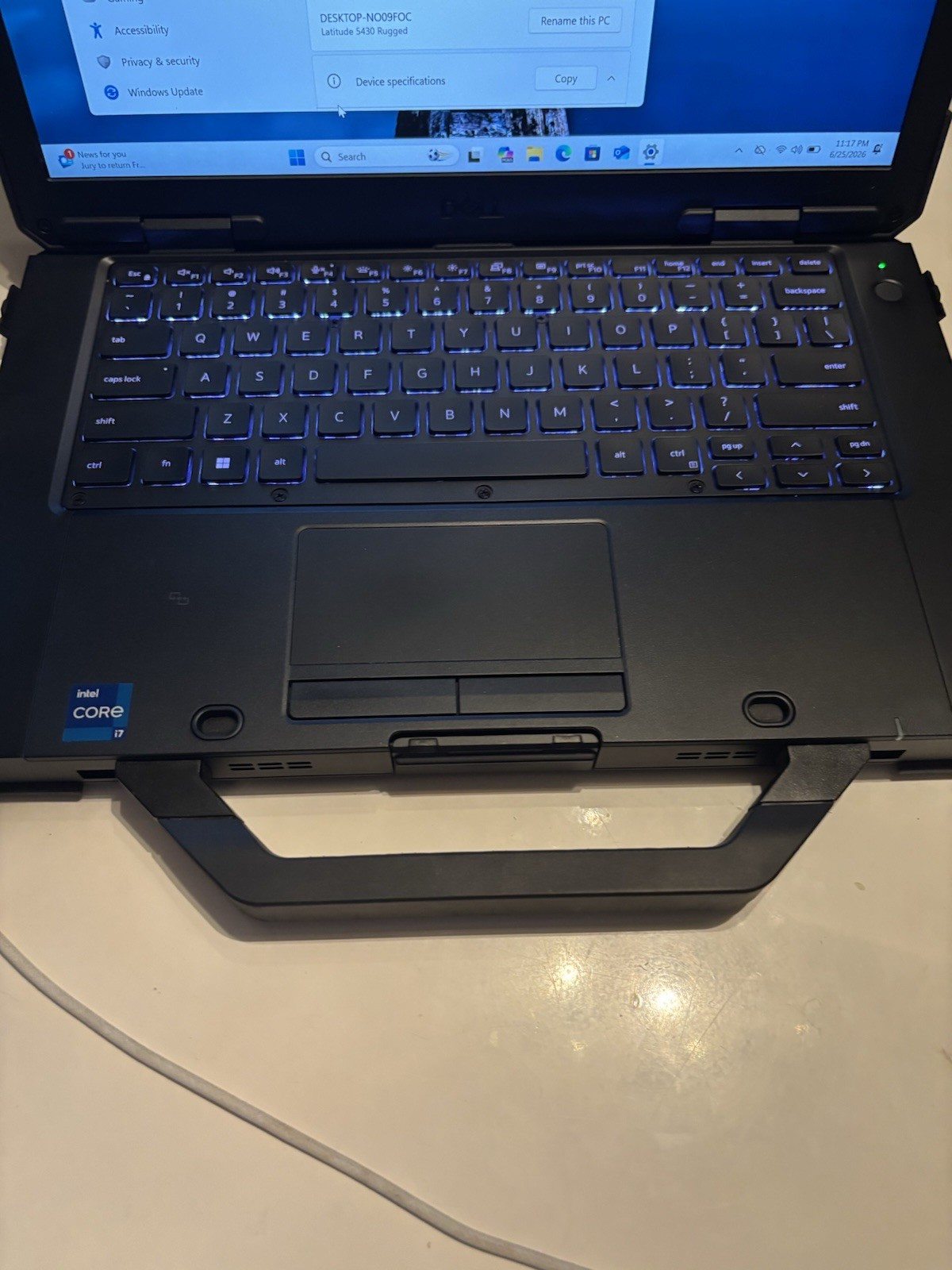 Dell 14 Rugged 5430 i7-1185G7, 32gb, 256gb SSD, Win11 Pro Touch