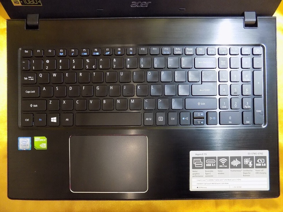 Acer Aspire E15 E5-576G 15.6″ 500GB +256GB 12GB Win11 *Gaming PC Laptop Computer