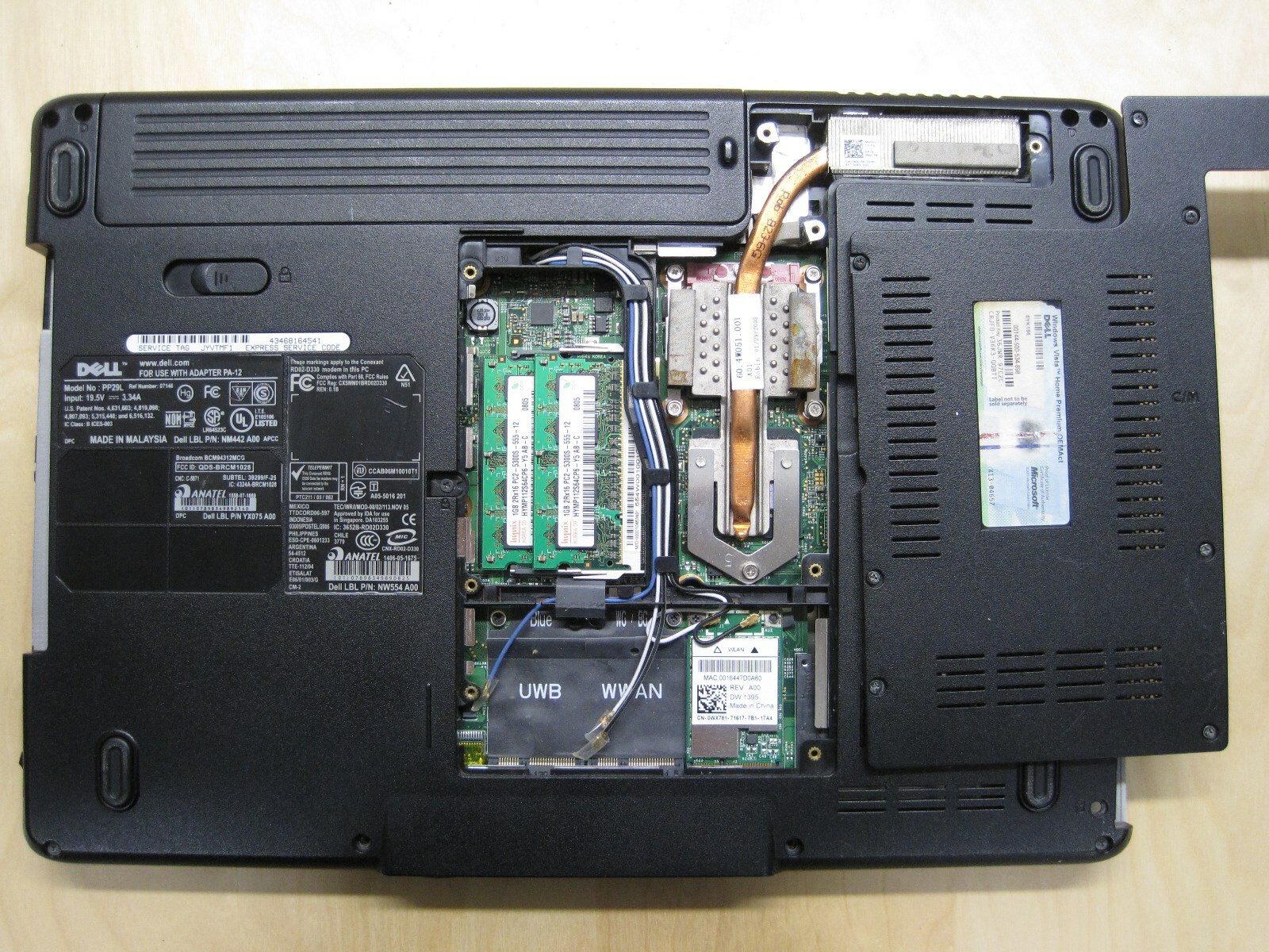 Lot of 4 Laptop – Gateway NV MS2273 Asus X551M Eee PC 1005HAB Dell Inspiron 1525