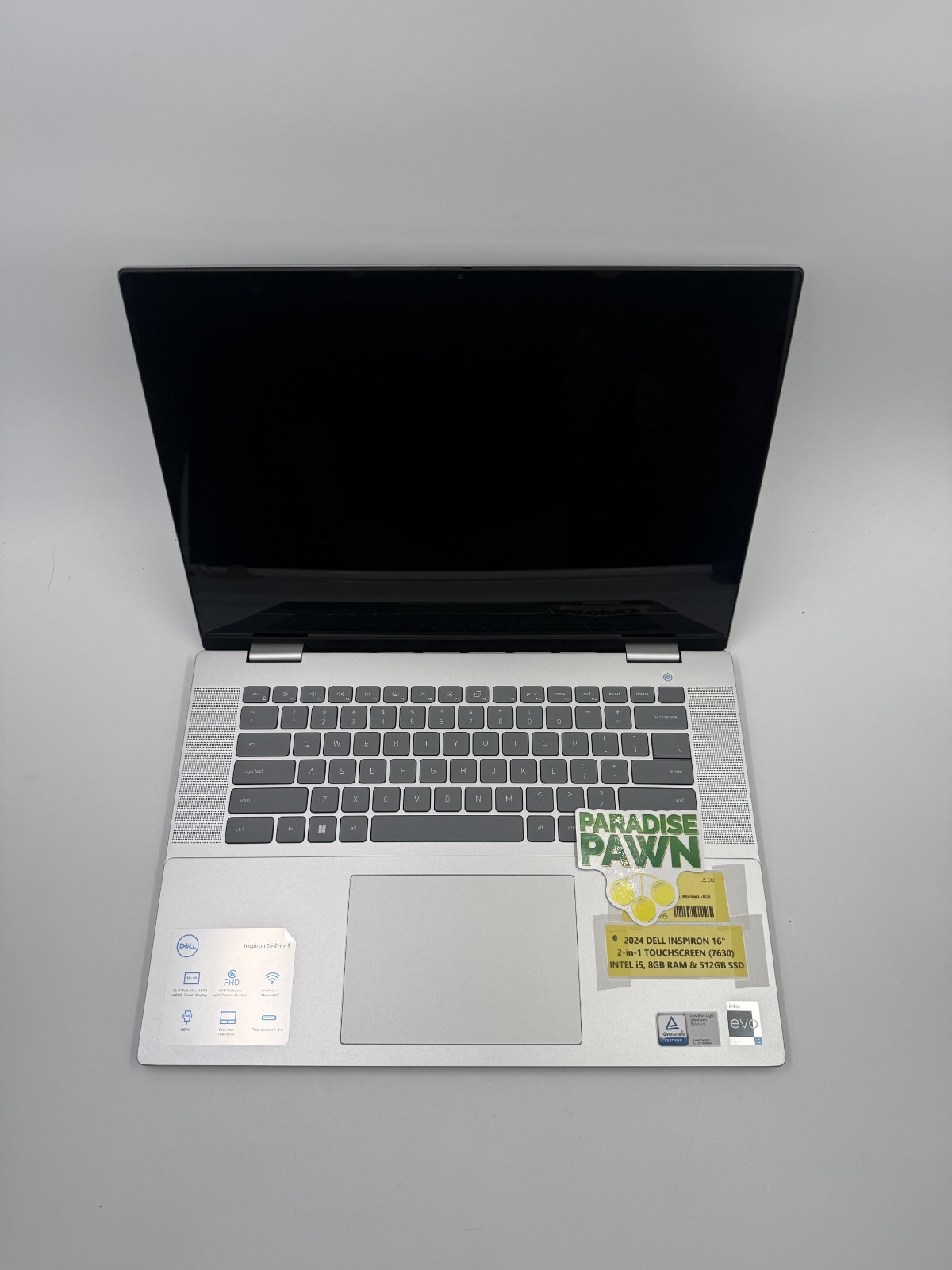 Dell Inspiron 16 7630 2-IN-1 16″ i5-1335U 1.3GHz / 8GB RAM 512GB SSD W/ Charger