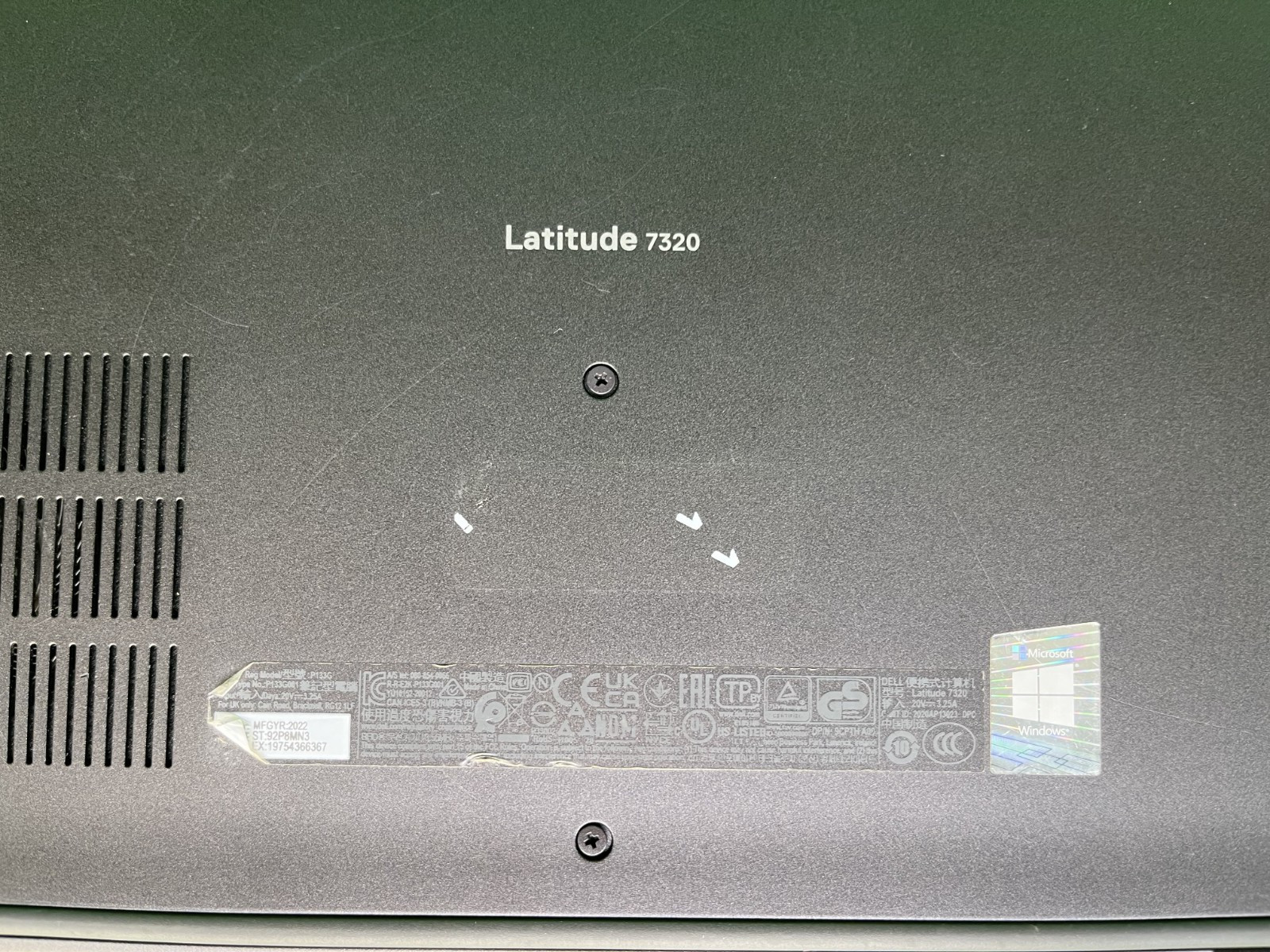 *AS IS-READ* Dell Latitude 7320 Core i5-1135G7 @2.40GHz/8GB RAM/256GB SSD