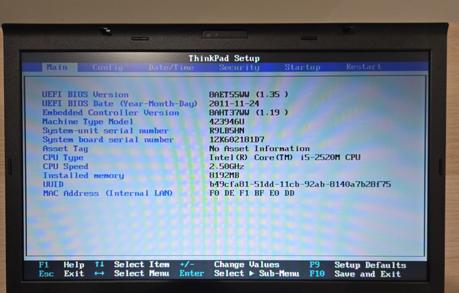 Lenovo ThinkPad T520 i5-2520M 2.50GHz, 8GB RAM, No OS/HDD, Great Condition