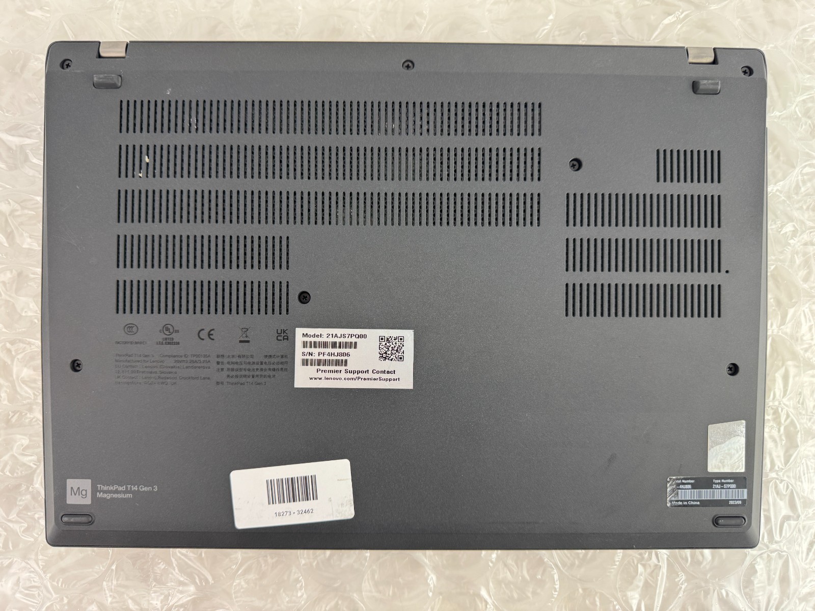 Lenovo ThinkPad T14 Gen 3 i7-1265U 16GB 256GB SSD 14″ FHD+ Win 11 Pro