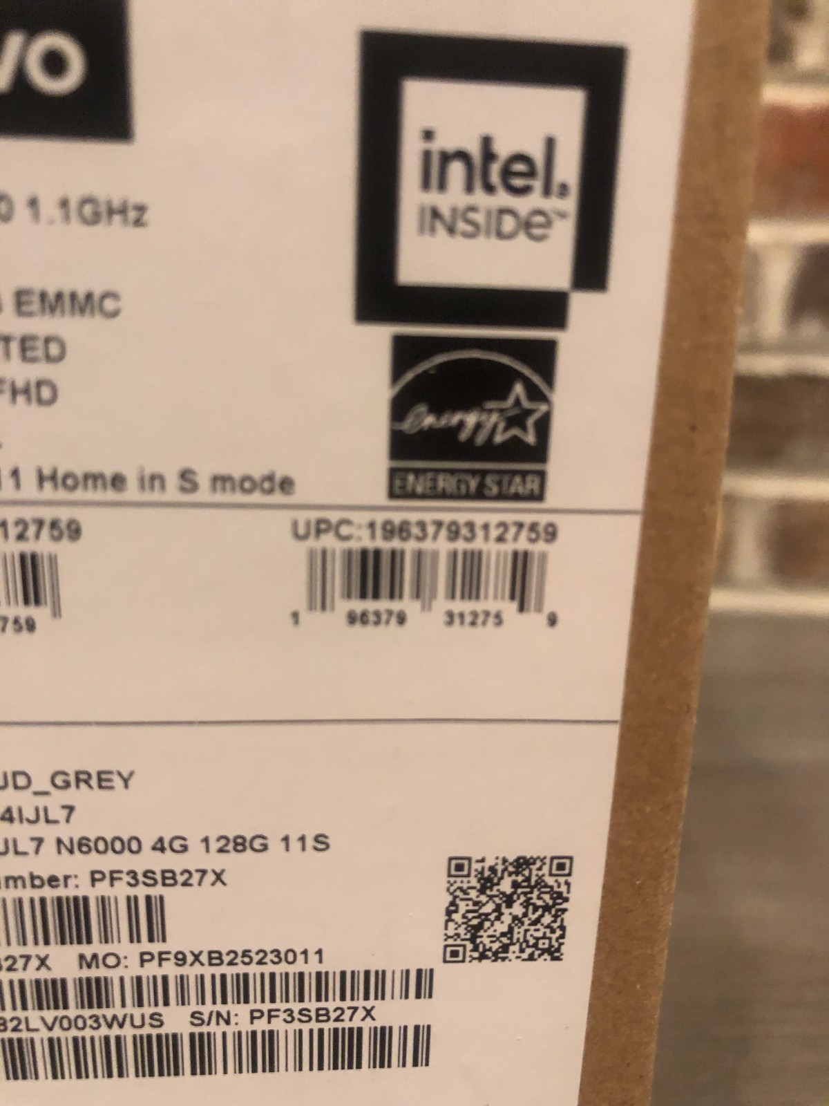 Lenovo IPad 1i 14LapT,14″S,I P,AI Enabled,4GB M,128GB eMMC S,W11,82LV003WUS