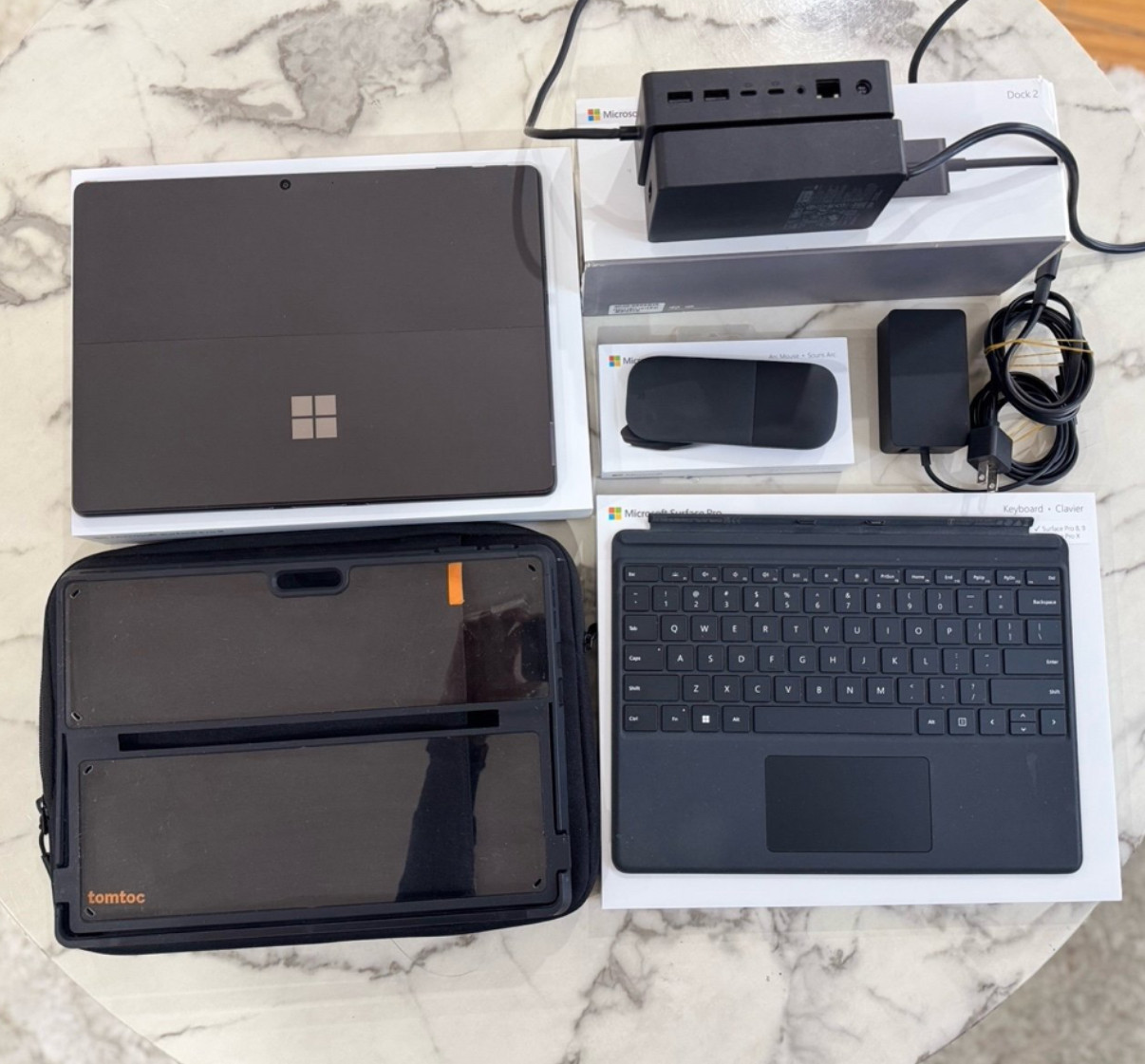 2TB Microsoft Surface Pro 9th 16GB RAM 2TB Intel i5 12th BUNDLE LOT (Read Desc)