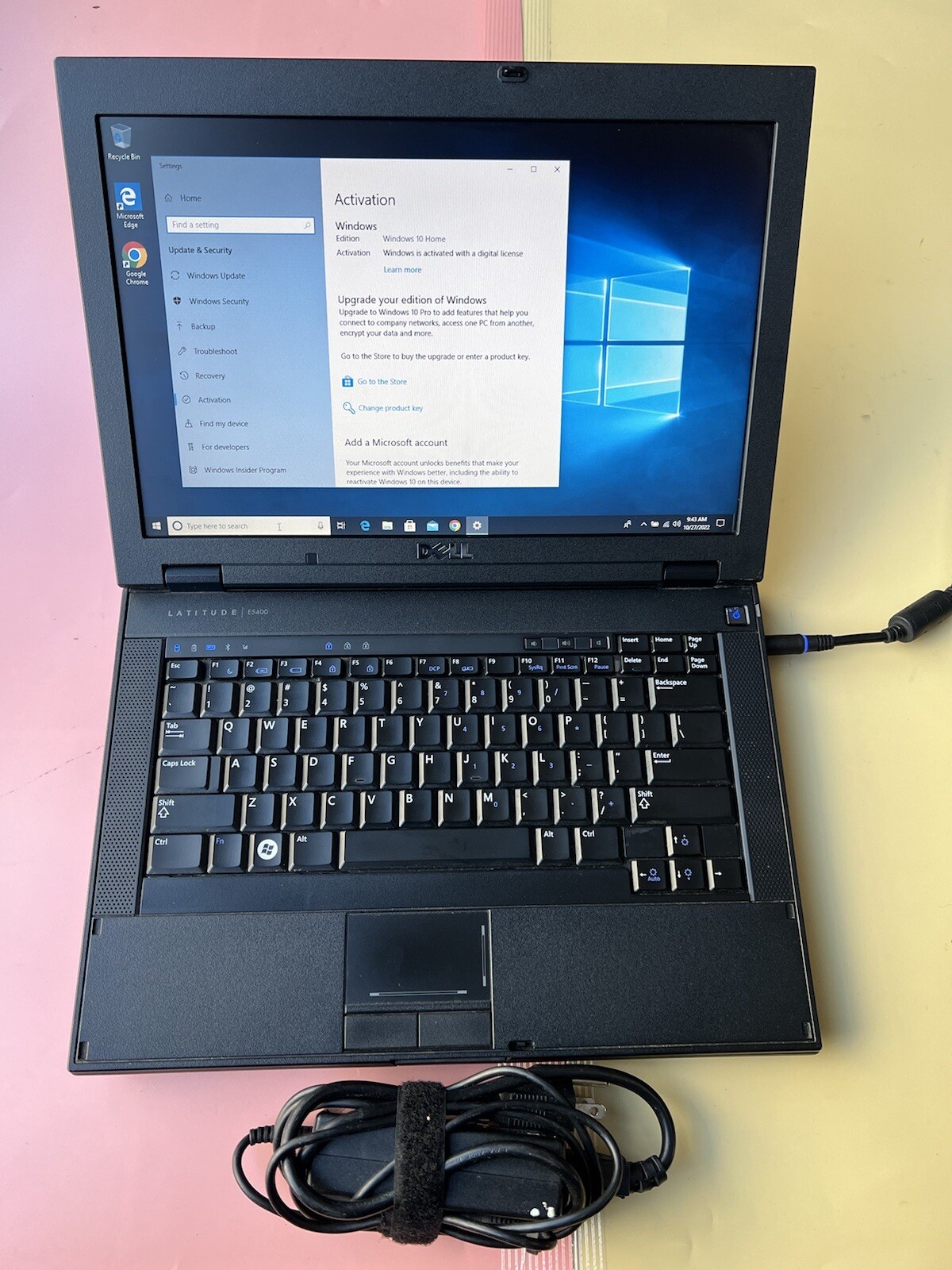 Dell Latitude E5400 14″ Intel Core 2 Duo 2.00GHz 4GB RAM 160GB HDD Phone port