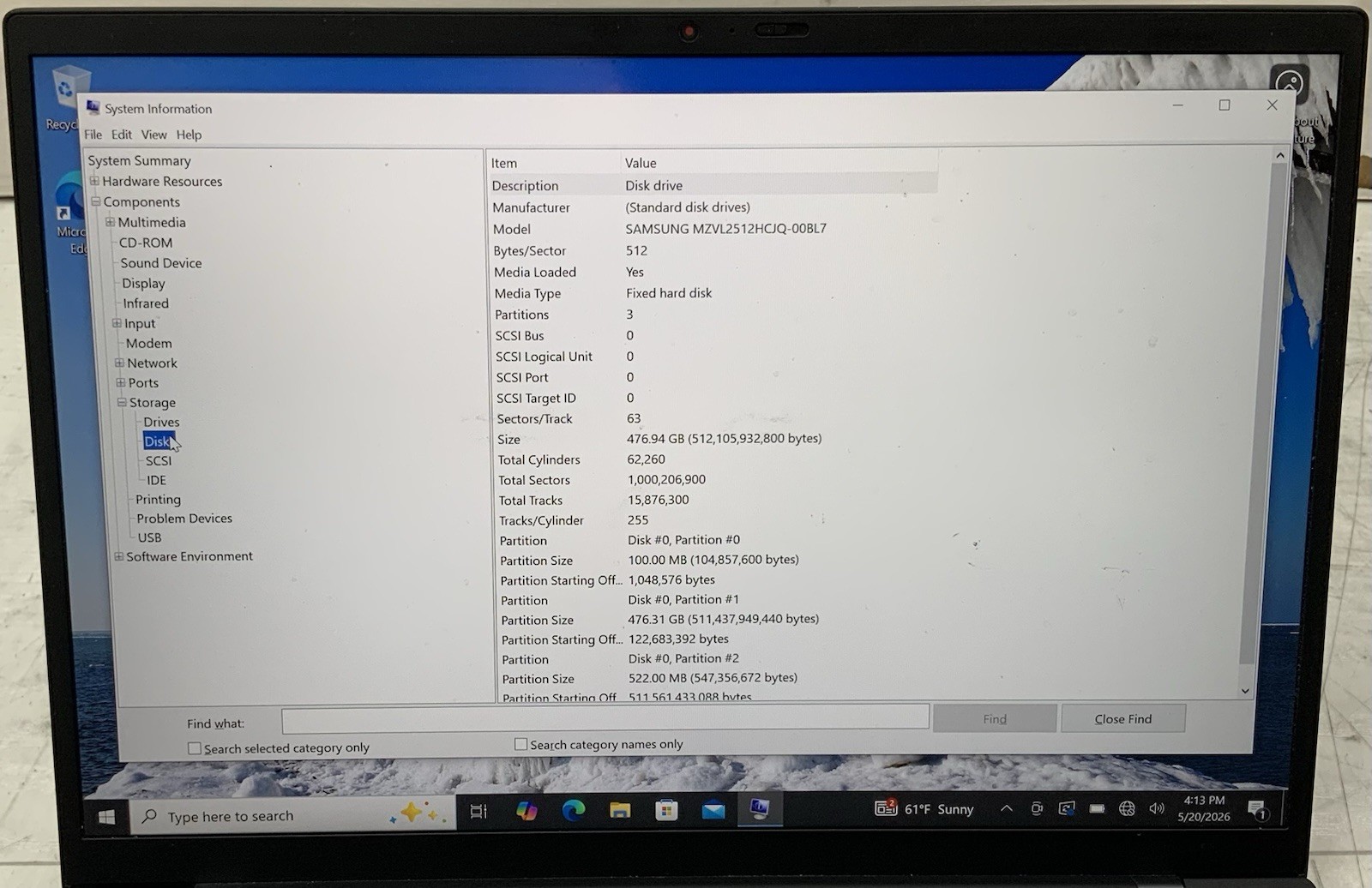 Lenovo ThinkPad X1 Carbon G9 – Core i5-1145G7, 16GB Ram, 512GB SSD, Touch, READ*