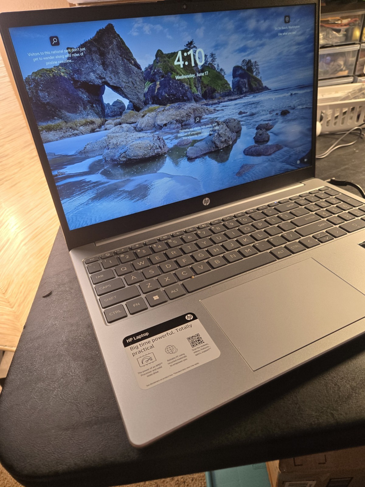 HP Laptop 15-FC0245DX 15.6″ Touch Laptop Ryzen 5 7520U 16GB RAM 256GB NVMe SSD