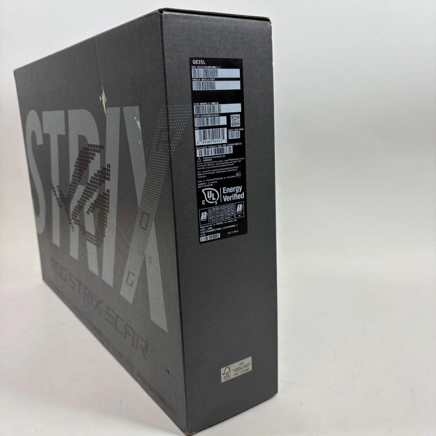 ASUS ROG Strix SCAR G835L 18″ Intel Ultra 9 275HX, 32GB DDR5, 2TB SSD, RTX 5080