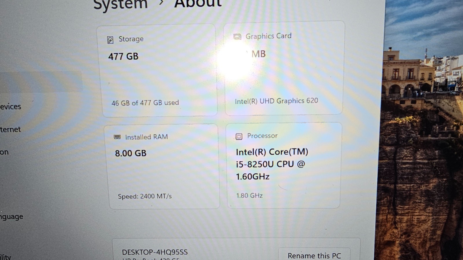 HP Probook430 G5, UEFI Locked but boots into Win 11 bypassing UEFI. Trackpad bad