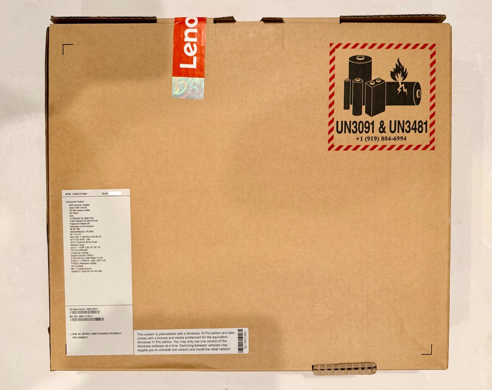 Lenovo ThinkPad X13 – 13.3″ Screen, Intel Core i7 vPro 12, 32GB RAM, 512GB SSD