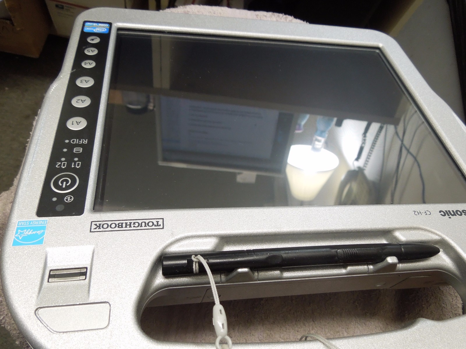 GPS/Panasonic CF-H2 Toughbook/10″/Core i5/SSD/toughpad/win10/4g LTE/BAR CODE/CAM