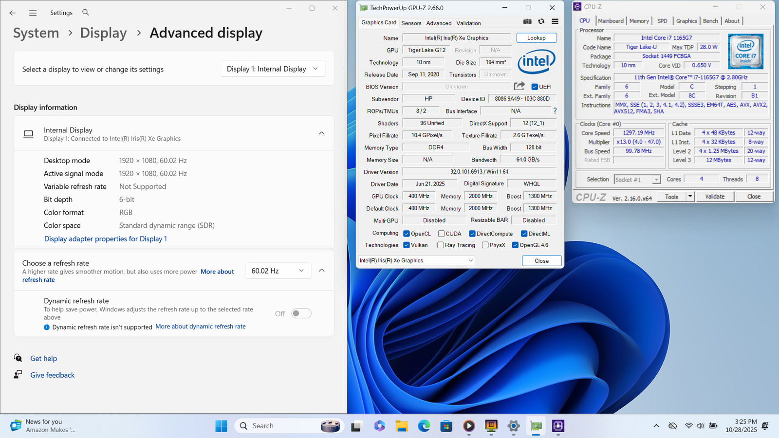 HP Elitebook 840 G8 14″ FHD I7-1165G7 256GB SSD 16GB W11P Webcam Backlit FPR