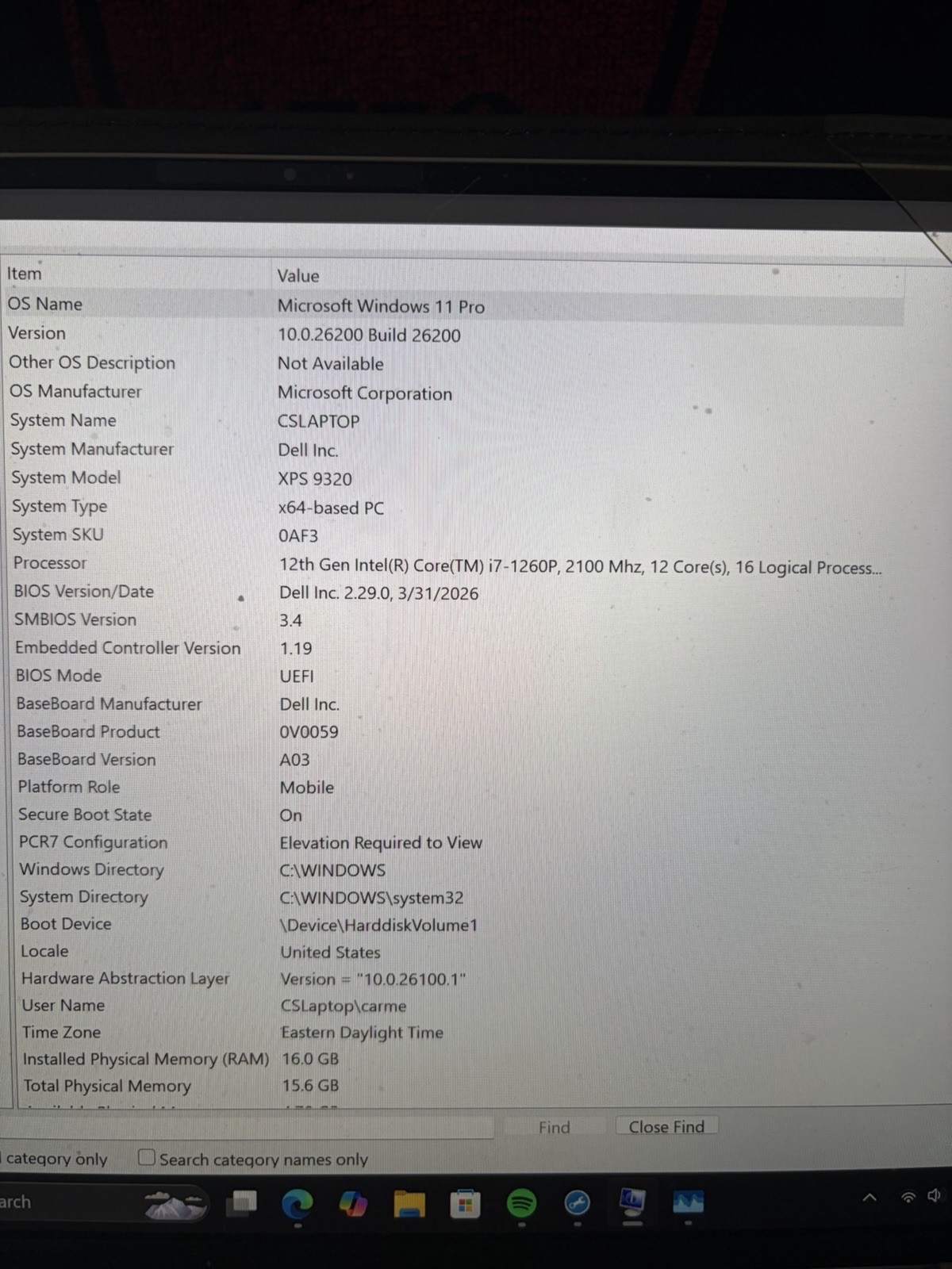 13 Dell XPS 9320 Touch Intel Core I7 12th Gen 16GB RAM 512GB Windows 11 See Pics