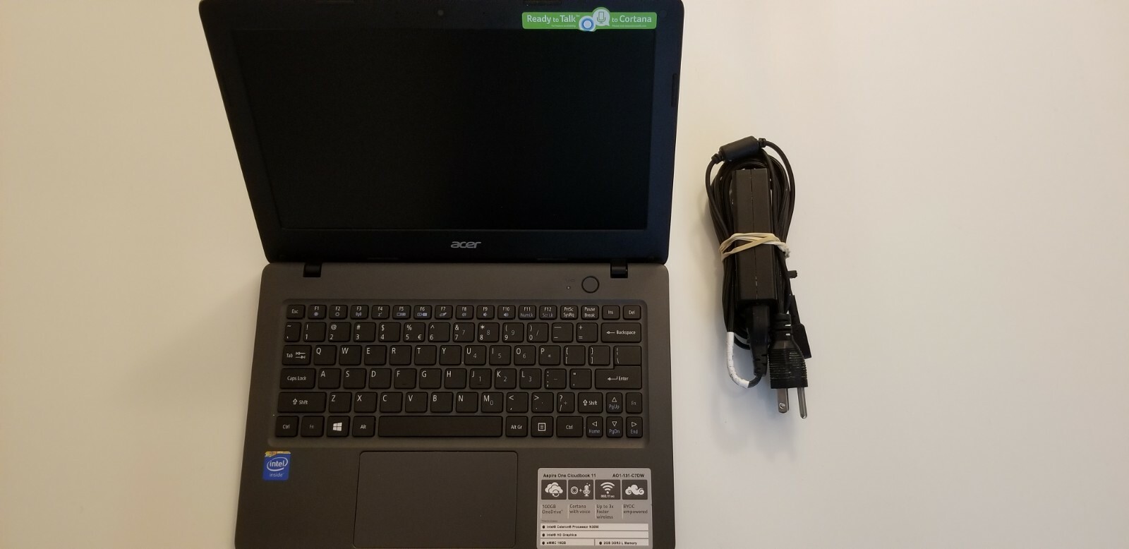Acer Aspire One Cloudbook 11 11.6″ Laptop, Intel Celeron N3050, 2GB RAM, 16GB SS