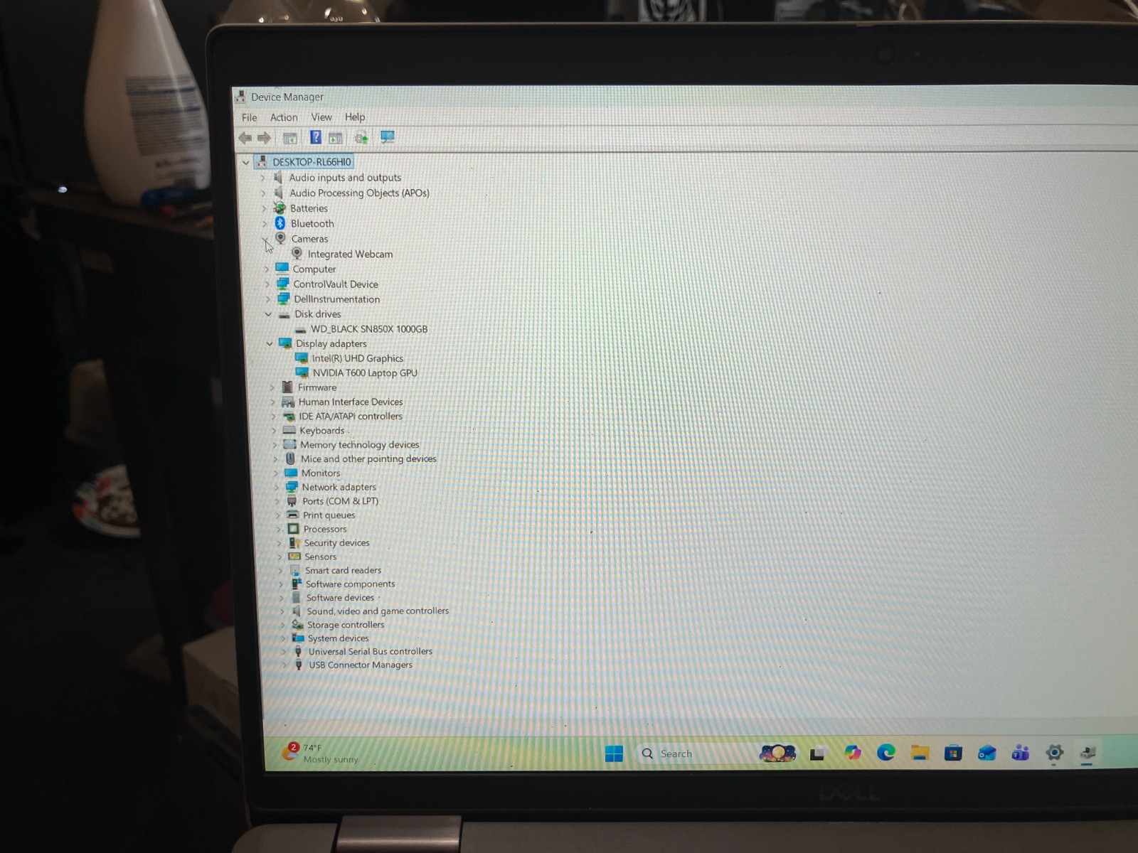 Dell Precision 3561 Core i5-11500H 2.90GHz 16GB 1TB WD SN850X 4×4.0 NVMe SSD W11