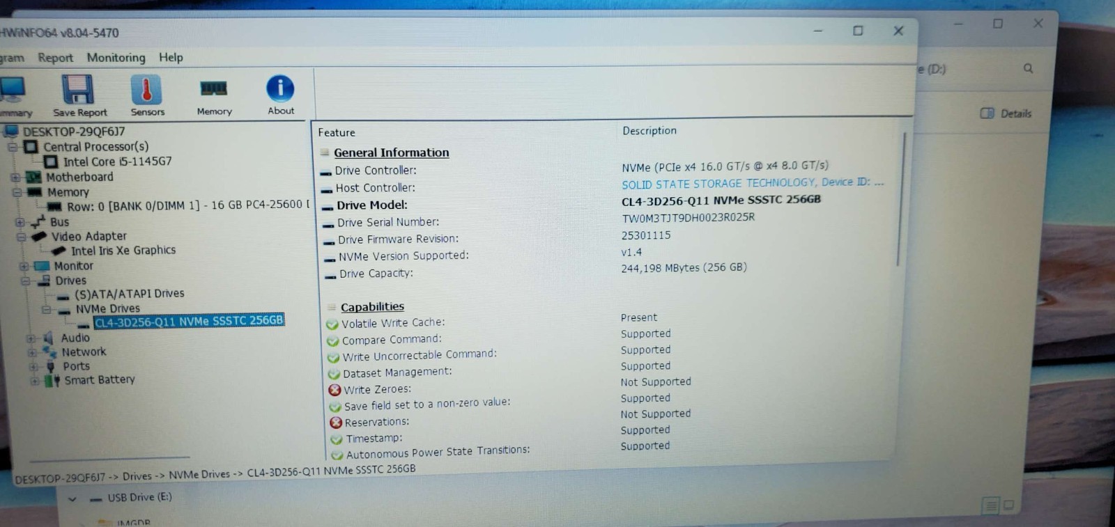 Dell Latitude 5520 Laptop Intel Core i5-11th Gen 16GB RAM 256GB SSD BIOS