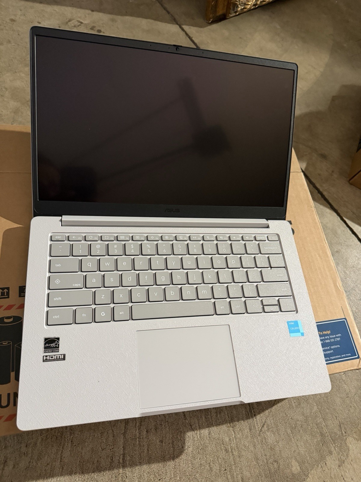Asus Chromebook CX1405CKA – Used with Original Box (NO CHARGER)