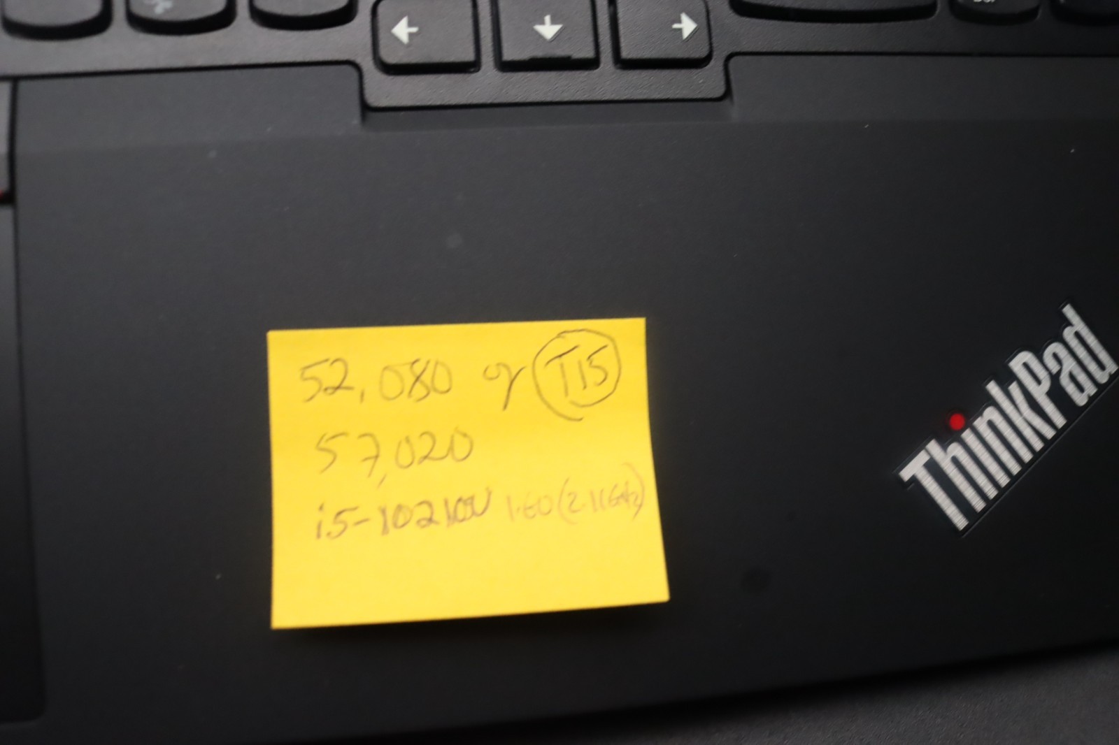 Lenovo ThinkPad T15 Gen 1 1.6 GHz i5-10210U 8GB Ram 256GB SSD – Very Good