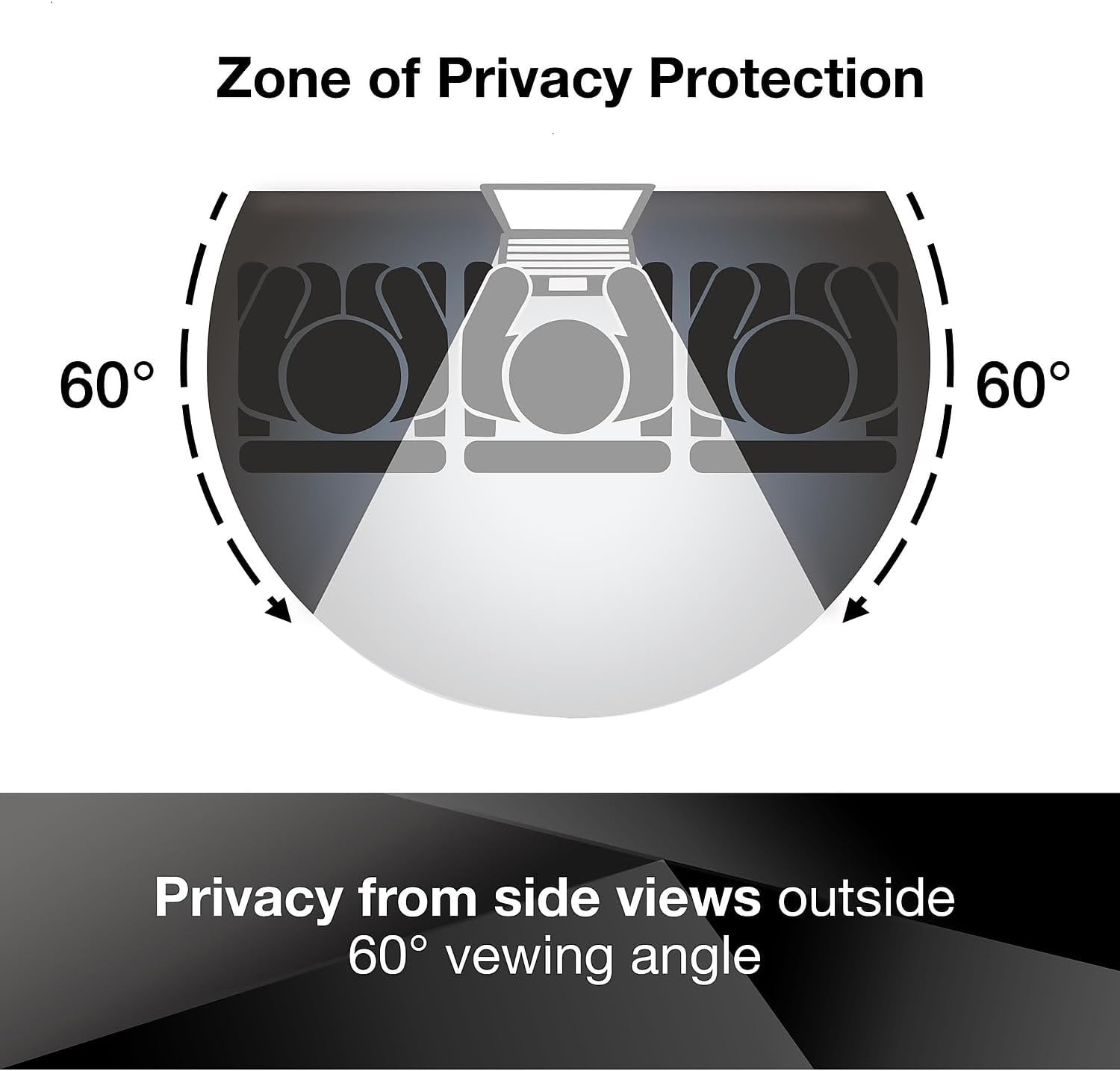3M Privacy Filter for 13.3 Inch Widescreen Laptop, Reversible Gloss/Matte Finish